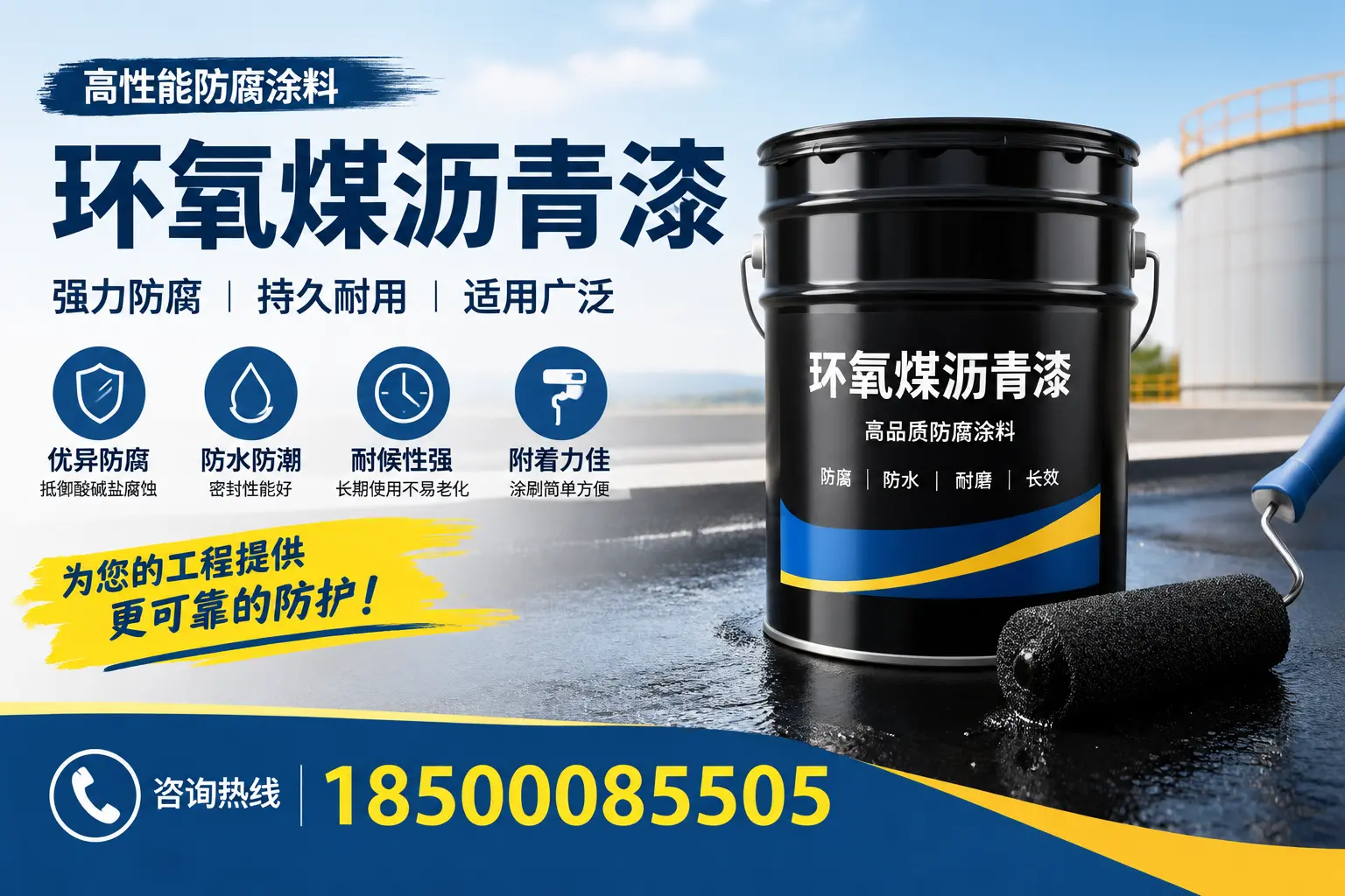 环氧煤沥青漆的施工步骤详解，西宁装修必备知识